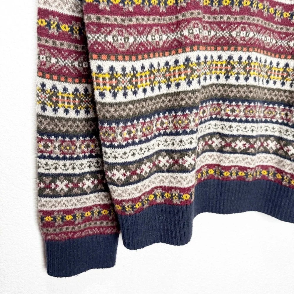 Y2K Abercrombie & Fitch Vintage Fairisle Winter Cozy Sweater Grandpa